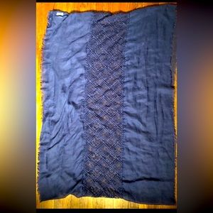 Navy Blue Faded Glory Doubled Sided Infinity Scarf
